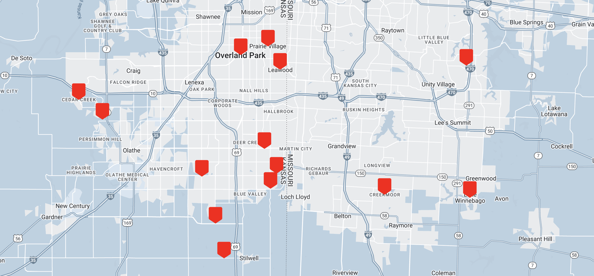 Dusty Rhodes Homes Map