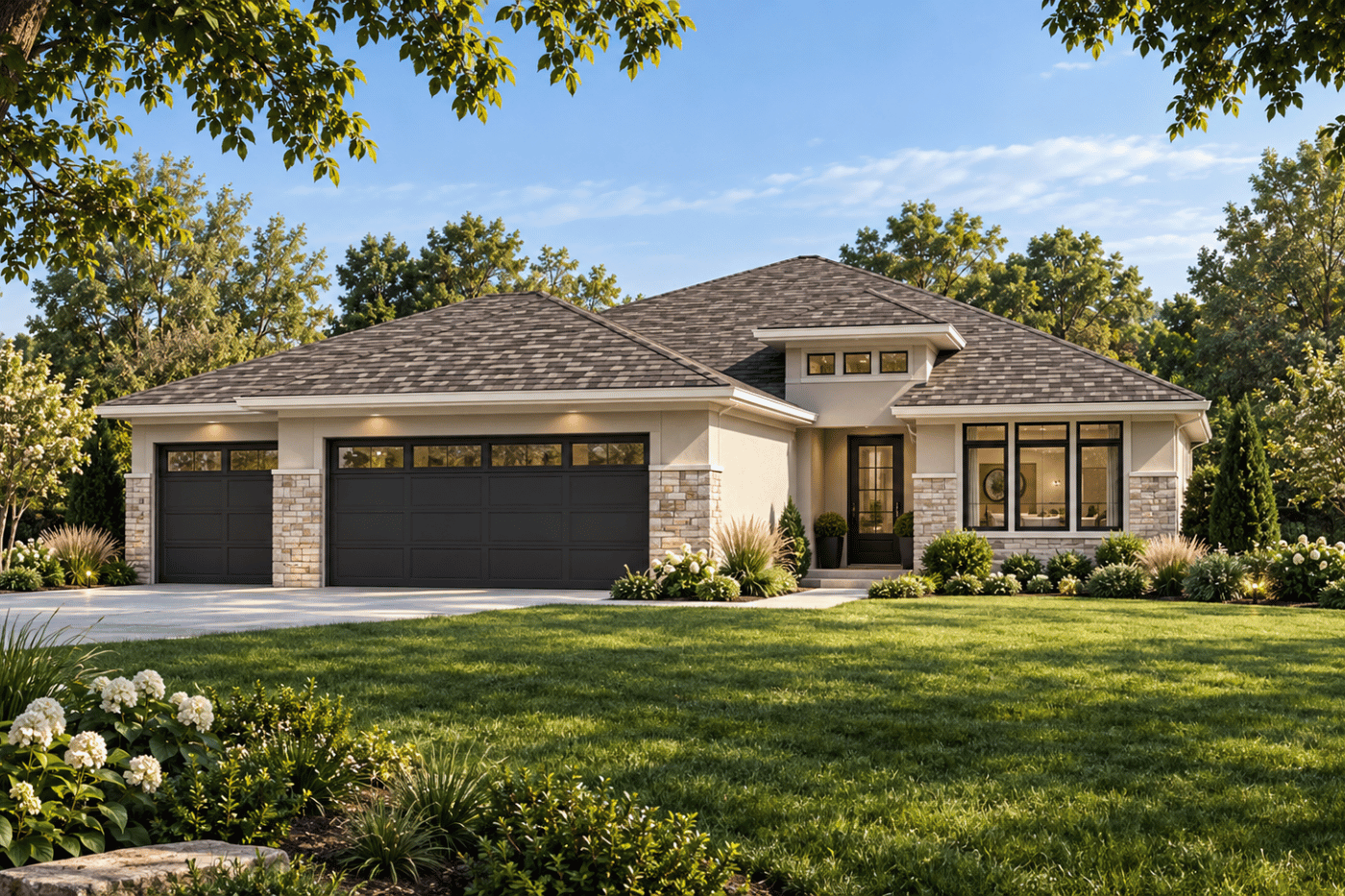 Laguna 2 by Dusty Rhodes Homes front elevation rendering photo