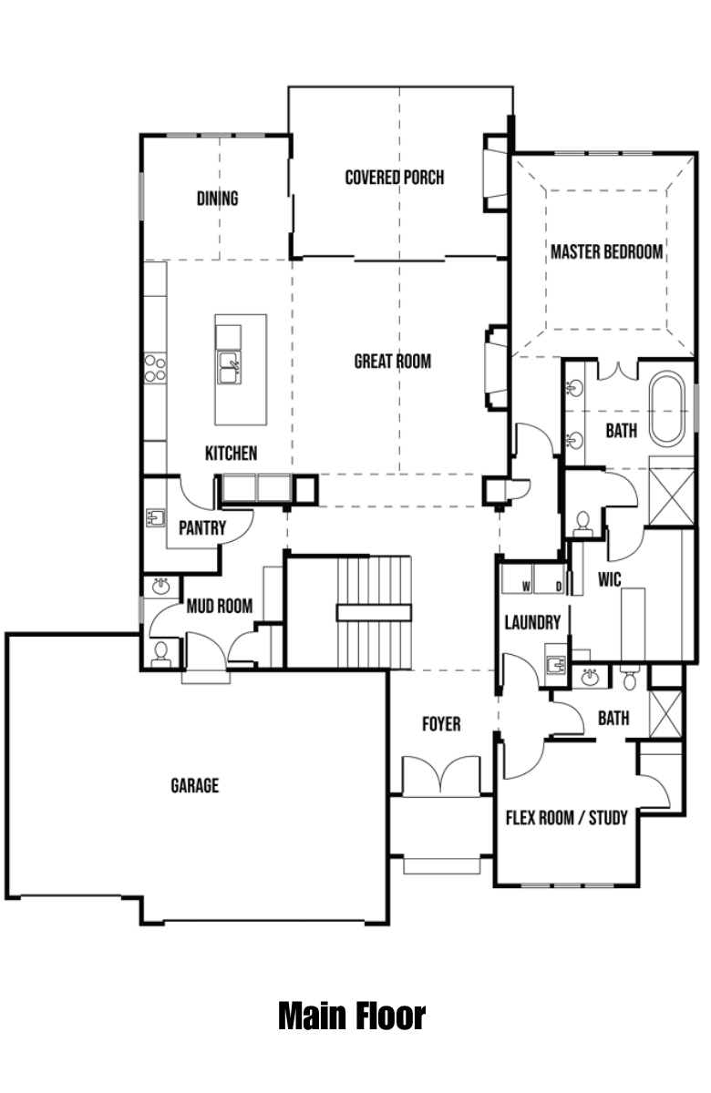 Main Floor The Laguna 1.5 Story Dusty Rhodes