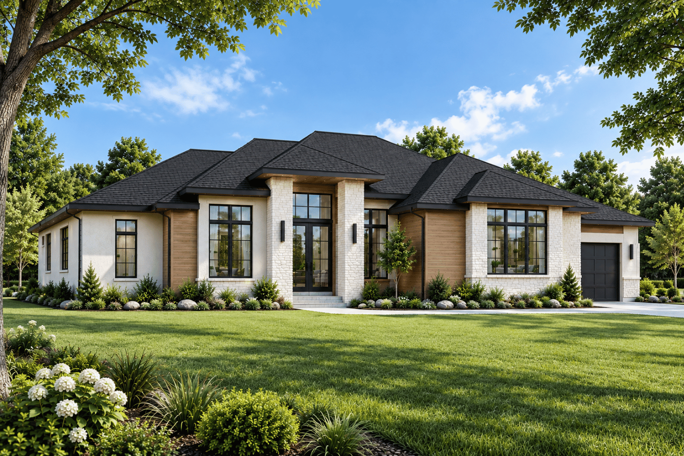 Santa Barbara by Dusty Rhodes Homes front elevation rendering photo